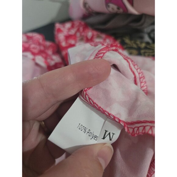 Floral Babydoll Halter Tiered Mini Dress Size Medium Fairy Y2K Whimsical Boho - Picture 6 of 10